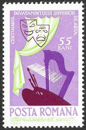 Romania. 1964 Anniversaries. 55B. MNH. Mi2340