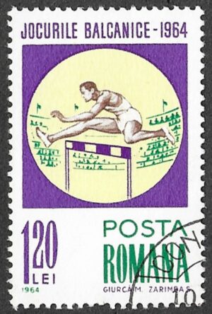 Romania. 1964 Balkan Games. 1.20L. Cancelled. Mi2303