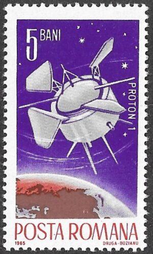 Romania. 1965 Space Travel. 5B. MNH. Mi2465