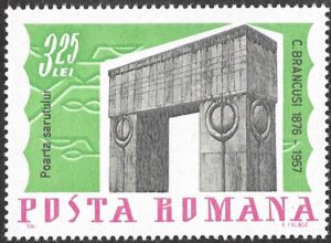 Romania. 1967 The 10th Anniversary of the Death of Constantin Brancusi. 3.25L. MNH. Mi2588