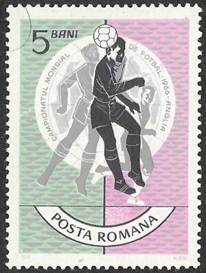 Romania. 1966 Football World Cup - England. 5B. MNH. Mi2493