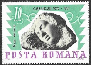 Romania. 1967 The 10th Anniversary of the Death of Constantin Brancusi. 10B. MNH. Mi2583