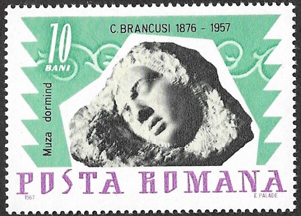 Romania. 1967 The 10th Anniversary of the Death of Constantin Brancusi. 10B. MNH. Mi2583