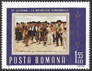 Romania. 1967 The 60th Anniversary of the 1907. Uprising. 1.55L. MNH. Mi2593