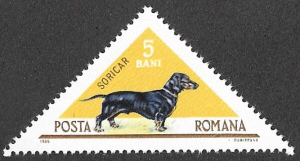 Romania. 1965 Hunting Dogs. 5B. MNH. Mi2470