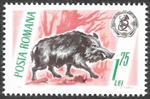 Romania. 1965 Game Animals and Trophies. 1.75L. MNH. Mi2463