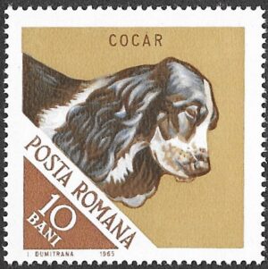 Romania. 1965 Hunting Dogs. 10B. MNH. Mi2471