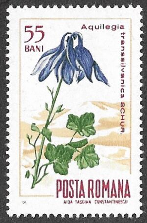 Romania. 1967 Mountain Flora. 55B. MNH. Mi2596