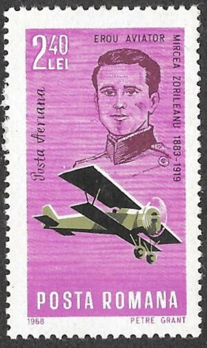 Romania. 1968 Airmail - Aviasan Rescue Service. 2.40L. MNH. Mi 2665