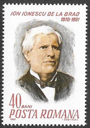 Romania. 1968 The 150th Anniversary of the Birth of Emil Racovit(1818-1891). 40B. MNH. Mi 2684