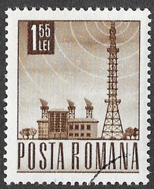 Romania. 1967 Transport & Communication. 1.55L. Cancelled. Mi 2649