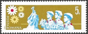 Romania. 1968 Youth Organization "Pioneers". 5B. MNH. Mi 2677