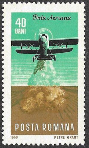 Romania. 1968 Airmail - Aviasan Rescue Service. 40B. MNH. Mi 2662