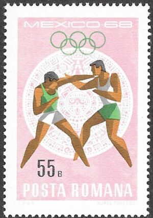 Romania. 1968 Olympic Games - Mexico City, Mexico. 55B. MNH. Mi 2700