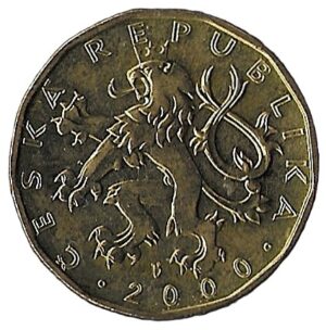 Czech Republic. 2000. 20 Korun Year 2000. 8.48g. Brass-Steel. XF. C432. RI.7