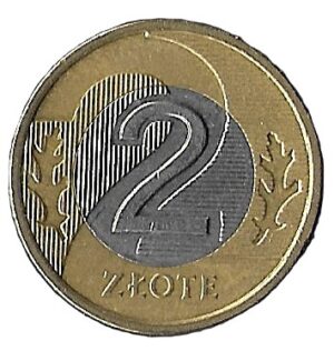 Poland. 2010. 2 Zlotys. 5.22g. Bimetallic. XF. C478. RI.3