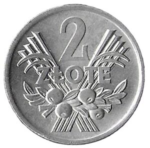 Poland. 1974. 2 Zlotys. 2.68g. Aluminium. XF. C479. RI.4