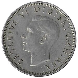 United Kingdom. 1949. 1 Shilling - George VI Scottish crest. 5.69g. Copper-Nickel. XF. C464. RI.4
