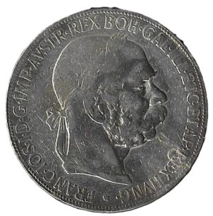 Austria. 1900. 5 Corona - Francis Joseph I. 23.91g. Silver (.900). XF. C458. RI.11