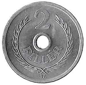 Hungary. 1971. 2 Fillér. 0.64g. Aluminium. XF. C559. RI.5