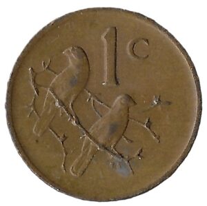 South Africa. 1974. 1 Cent SUID-AFRIKA - SOUTH AFRICA. 2.91g. Copper. VF. C549. RI.4