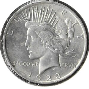 USA. 1923. 1 Dollar "Peace Dollar". 26.73g. Silver (.900). Unc. C564. RI.4