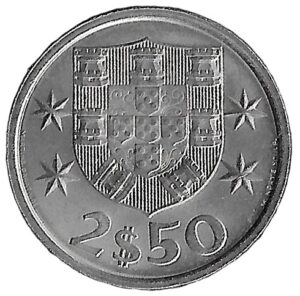 Portugal. 1982. 2.50 Escudos. 3.51g. Copper Nickel. Au. C556. RI.3