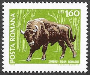 Romania. 1968 Protected Animals. 1.60L. MNH. Mi 2731