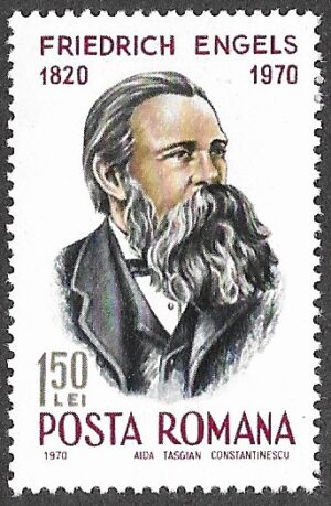 Romania. 1970 The 150th Anniversary of the Birth of Friedrich Engels, 1820-1895. 1.50L. MNH. Mi 2867