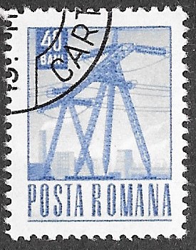 Romania. 1969 Engineering. 40B. Cancelled. Mi 2745