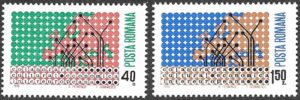 Romania. 1970 INTEREUROPEANA. MNH. Mi 2833-2834