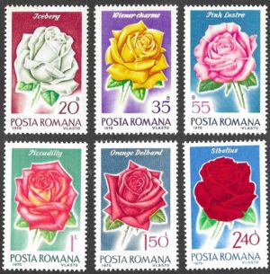Romania. 1970 Roses. MNH. Mi 2868-2873