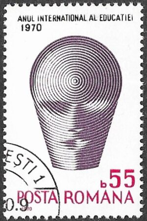 Romania. 1970 International UNESCO Year. 55B. Cancelled. Mi 2874
