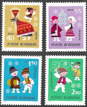 Romania. 1969 New Year. MNH. Mi 2810-2813