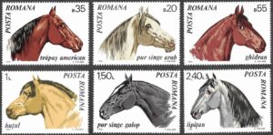 Romania. 1970 Horses. MNH. Mi 2888-2893