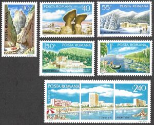 Romania. 1971 Tourism. MNH. Mi 2921-2926