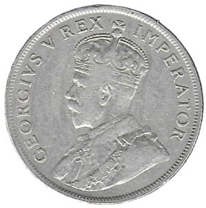 South Africa. 1 Florin - George V. 11.28g. Silver (.800). VF. C625. RI.20