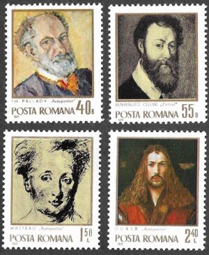 Romania. 1971 Artists. MNH. Mi 2979-2982