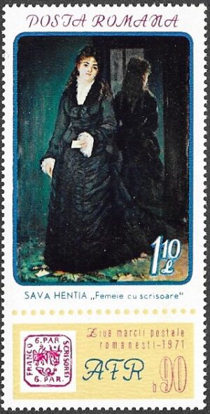 Romania. 1971 Stamp Day. 1.10L. MNH. Mi 2991