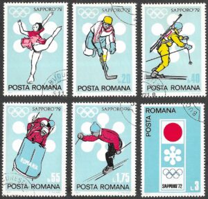 Romania. 1971 Winter Olympic Games - Sapporo 1972, Japan. Cancelled. Mi 2984-2989