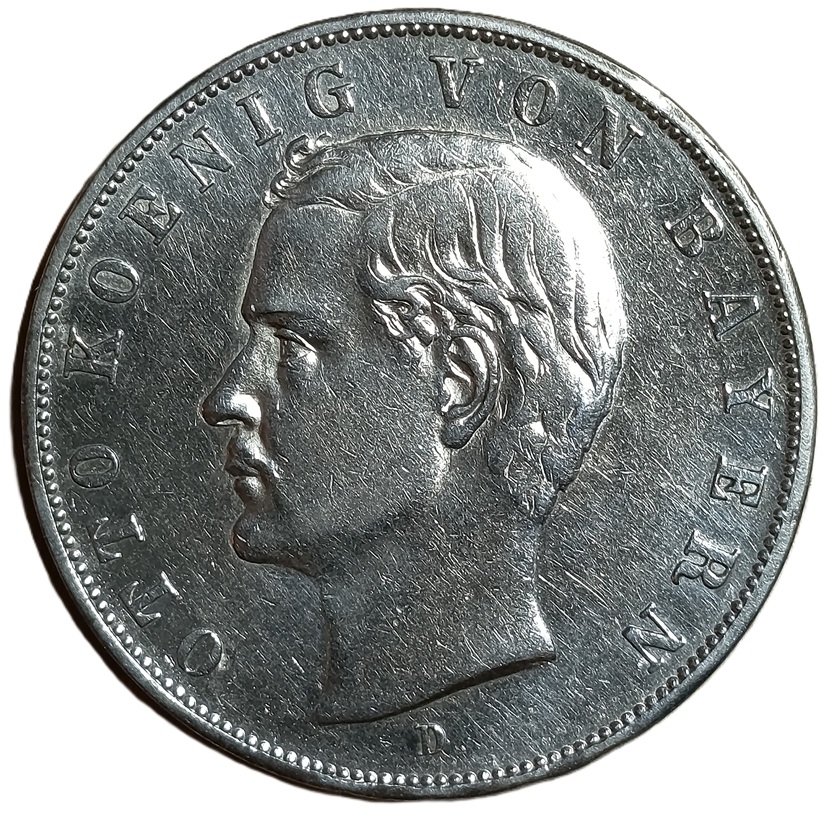 Germany. Bavaria. 1908. 3 Mark - Otto. 16.71g. Silver .900. Au. C652. RI.12