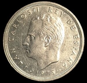 Spain. 1978. 50 Pesetas - Juan Carlos I. 12.63g. Copper-Nickel. XF. C678. RI.4