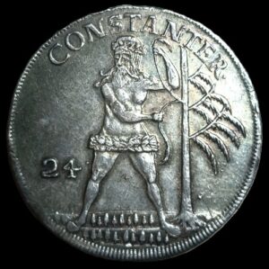 Germany. 1705. 24 Mariengroschen - Anthony Ulrich. KM 685, Welter 2309. 13.08g. Silver .900. XF. C700. RI.83