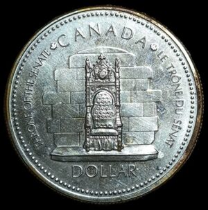 Canada. 1977. 1 Dollar - Elizabeth II Silver Jubilee. 24.08g. Silver .500. Unc. C705. RI.12