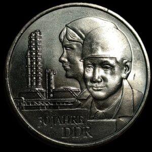 East Germany. 1979. 20 Mark 30 Years of DDR. Nickel-Brass. 14.92g. Unc. C758. RI.15