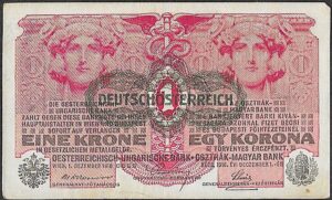 Austria. 1916. 1 Krone. VF. P49, B53. RI.12