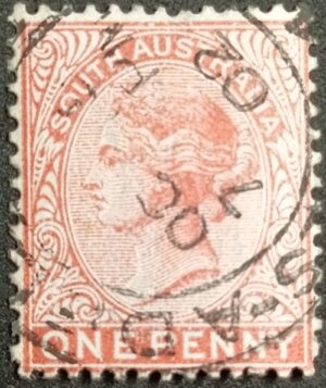 South Australia. 1904. Queen Victoria Post Office Adelaide. 1d. Rosine. SG 179. Cancelled. S33