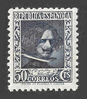 S418 – Spain 1936 – Diego Velázquez – 50 céntimos – Edifil 738 – MH