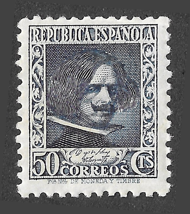 S418 – Spain 1936 – Diego Velázquez – 50 céntimos – Edifil 738 – MH