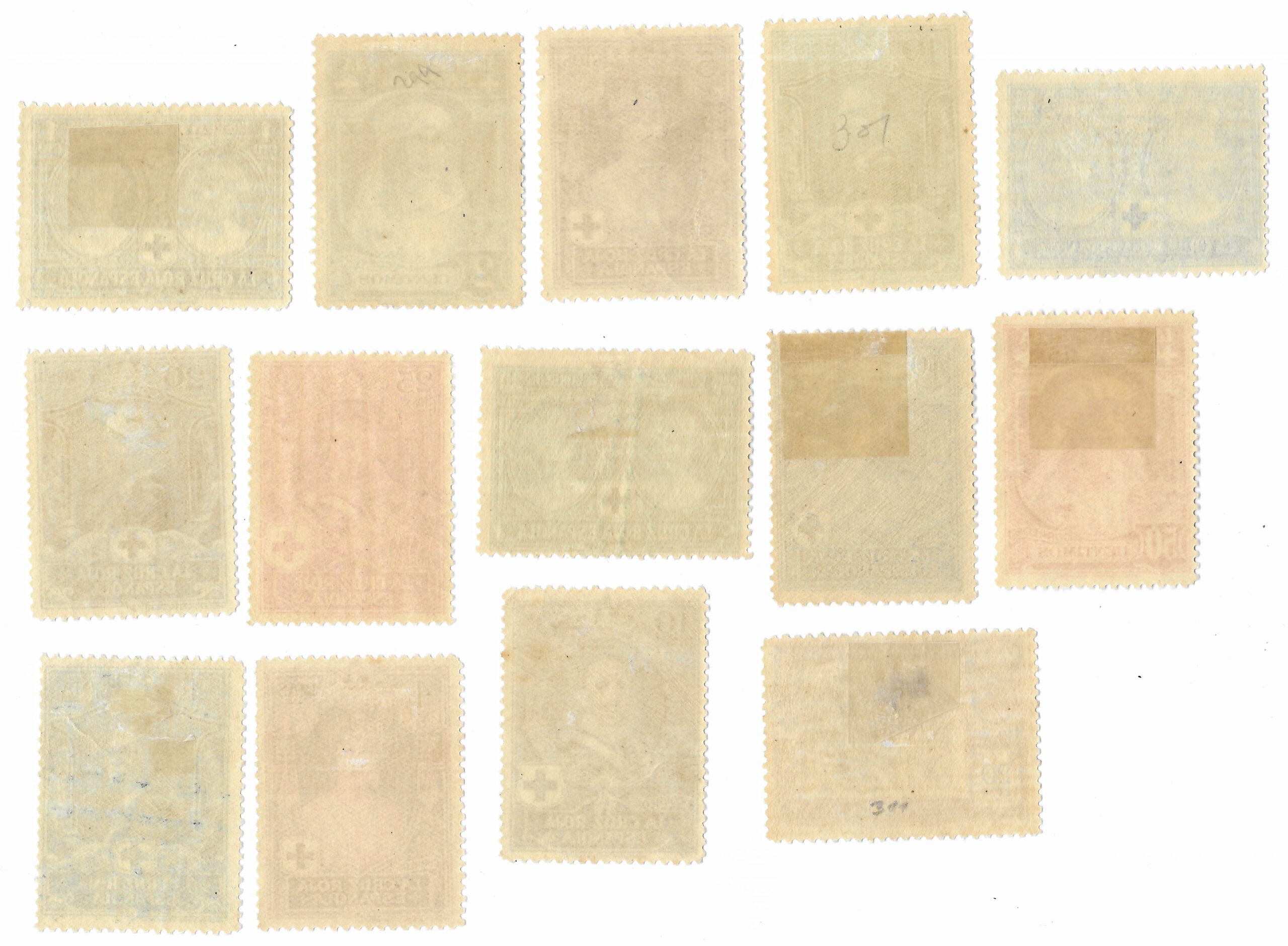 Spain. 1926. Pro Cruz Roja Española. Complete Set. EDIFIL 325–338. Mixed Mint Condition. S285